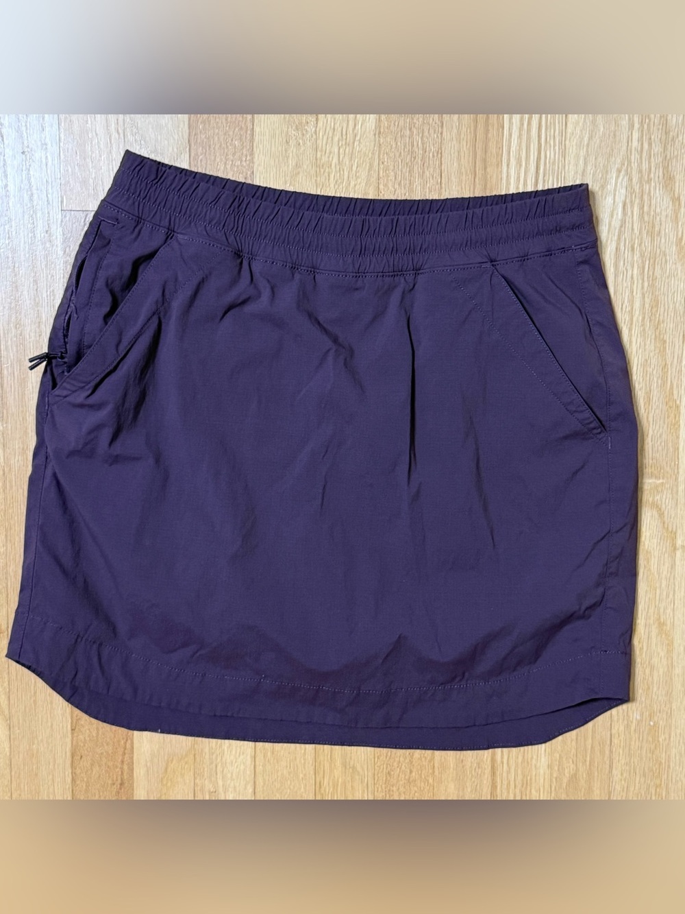 Duluth Trading Alaskan Hardgear Access Point Pull On Skort Skirt Purple 10 - Picture 9 of 11